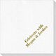 Basic Text of Your Choice Deville Napkins Image 1 of 2